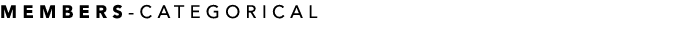 members categorical