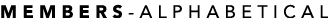 members alphabetical