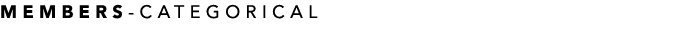 members categorical