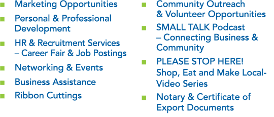 n Marketing Opportunities n Personal & Professional Development n HR & Recruitment Services – Career Fair & Job Posti...
