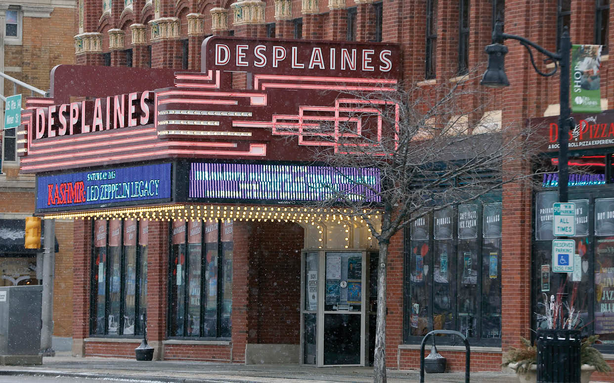 The Des Plaines Theatre Wednesday, Feb. 12, 2025 in Des Plaines.