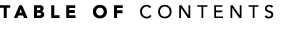 Table of Contents