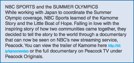 NBC SPORTS and the SUMMER OLYMPICS ﻿While working with Japan to coordinate the Summer Olympic coverage, NBC Sports le...