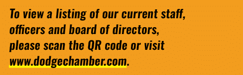 To view a listing of our current staff, officers and board of directors, please scan the QR code or visit www.dodgech...