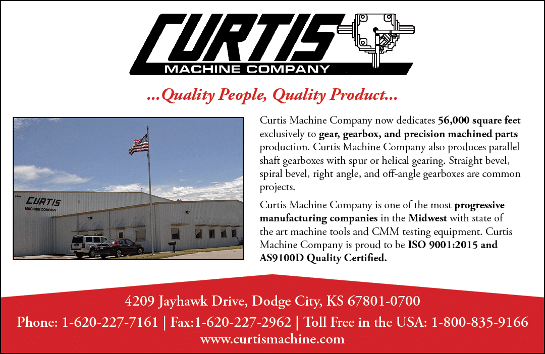 A flyer for Curtis Machine Company features a picture of a building with a flag on top. The flyer also includes information about the company's products and services. AI generated content