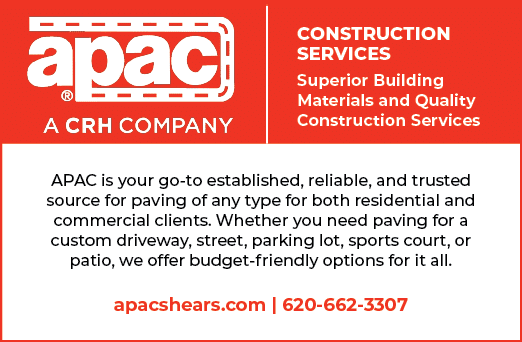 A red and white advertisement for ACPC construction services. AI generated content