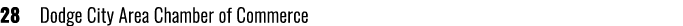 28 Dodge City Area Chamber of Commerce