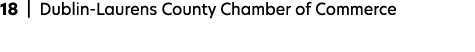 18 | Dublin Laurens County Chamber of Commerce