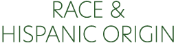 RACE & hispanic origin
