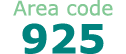 Area code 925