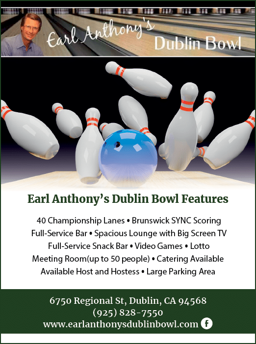 A bowl with the name Earl Anthony's Dublin Bowl on it. AI generated content