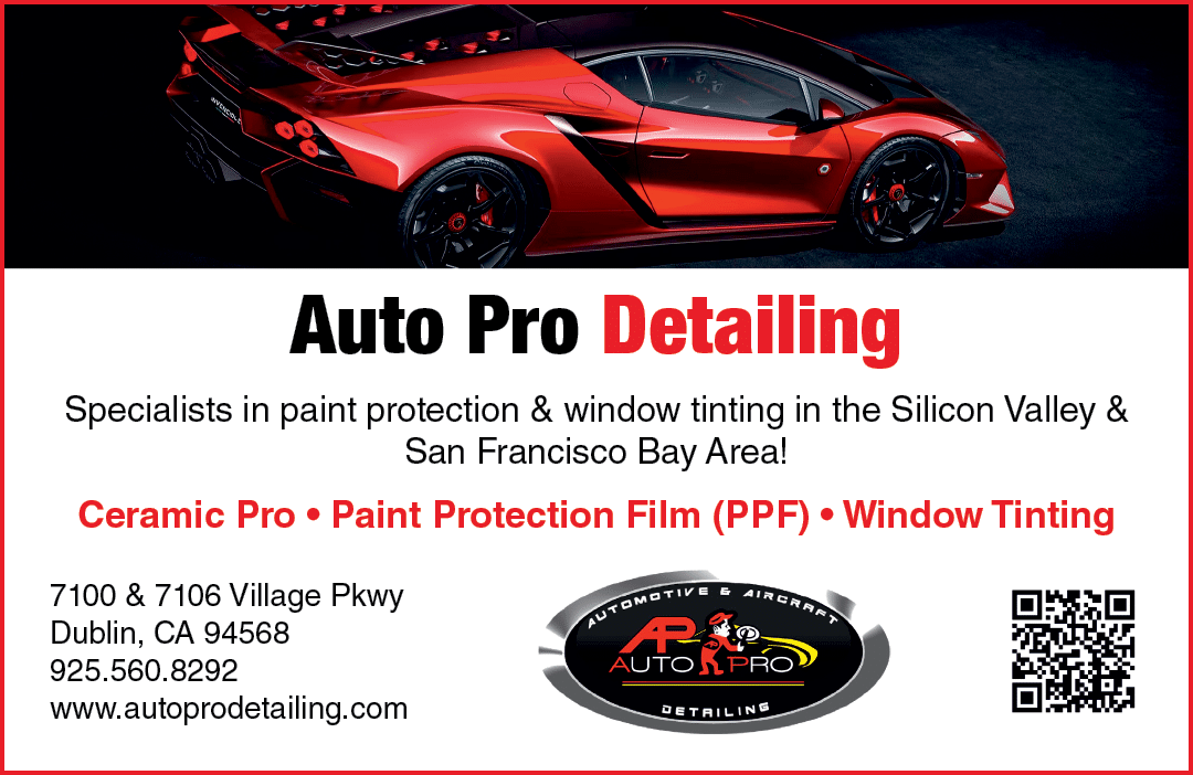 A white background with black lettering that reads “Auto Pro Detailing Inc.". AI generated content