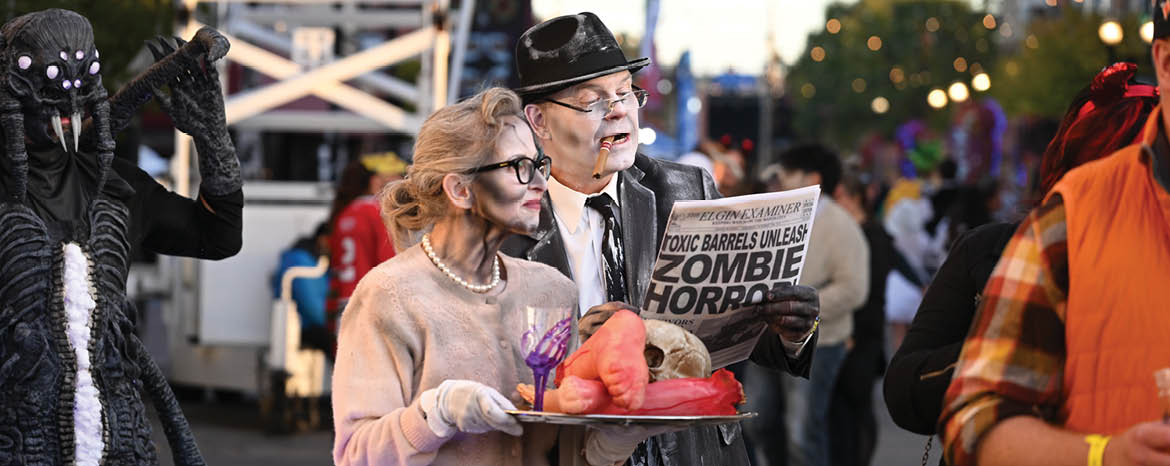 Nightmare on Chicago Street in Downtown Elgin on Saturday, October. 19, 2024