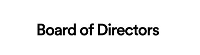  Board of Directors