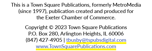 This is a Town Square Publications, formerly MetroMedia (since 1997), publication created and produced for the Exeter...