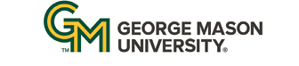 A logo for George Mason University. Description generated by AI