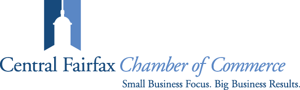 A logo for the Central Fairfax Chamber of Commerce. Description generated by AI
