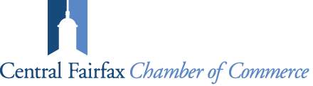 A logo for the Central Fairfax Chamber of Commerce. Description generated by AI