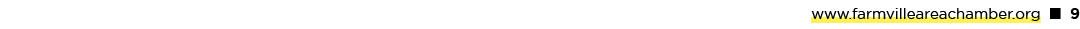 www.farmvilleareachamber.org ■ 9 