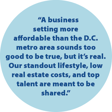 “A business setting more affordable than the D.C. metro area sounds too good to be true, but it’s real. Our standout ...