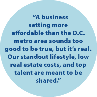 “A business setting more affordable than the D.C. metro area sounds too good to be true, but it’s real. Our standout ...