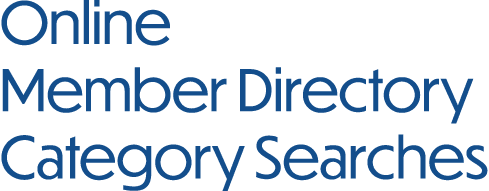 Online Member Directory Category Searches