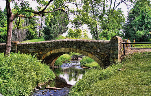 Airlie Road Stone Bridge, Fauquier County, Virginia.