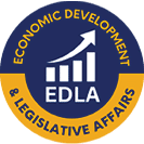 A logo for the Economic Development and Legislative Affairs. AI generated content