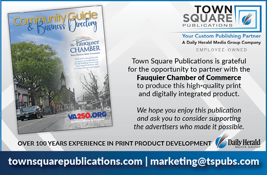 A magazine cover advertising Town Square Publications. AI generated content