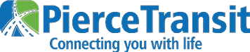 A logo for Pierce Transit. Description generated by AI