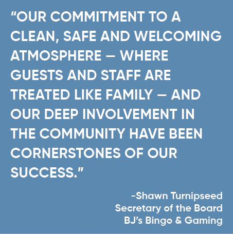 “Our commitment to a clean, safe and welcoming atmosphere — where guests and staff are treated like family — and our ...