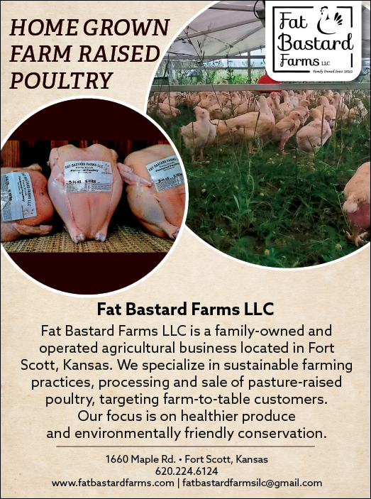A flyer advertises a farm raising chickens and selling poultry. AI generated content