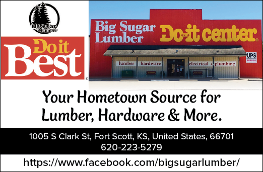 A red and white sign advertising a lumber company. AI generated content