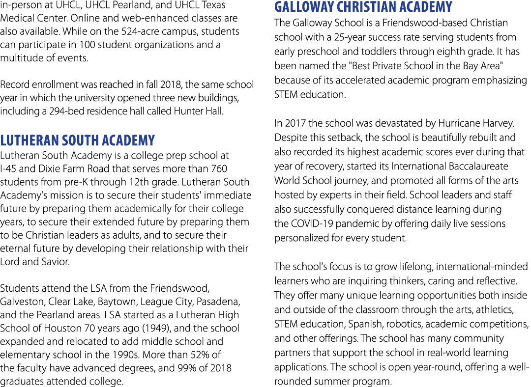 in person at UHCL, UHCL Pearland, and UHCL Texas Medical Center. Online and web enhanced classes are also available. ...