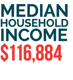 Median Household Income  116,884 