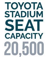 Toyota Stadium Seat Capacity 20,500