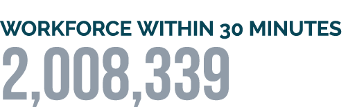 Workforce WITHIN 30 MINUTES 2,008,339