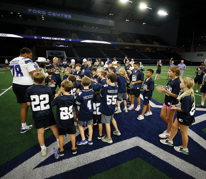 12 July 2022:  Views     at the Bank of America's Junior Pros and Parents event at Ford Center at the Star, Frisco, Texas.    Photo by James D. Smith/Dallas Cowboys