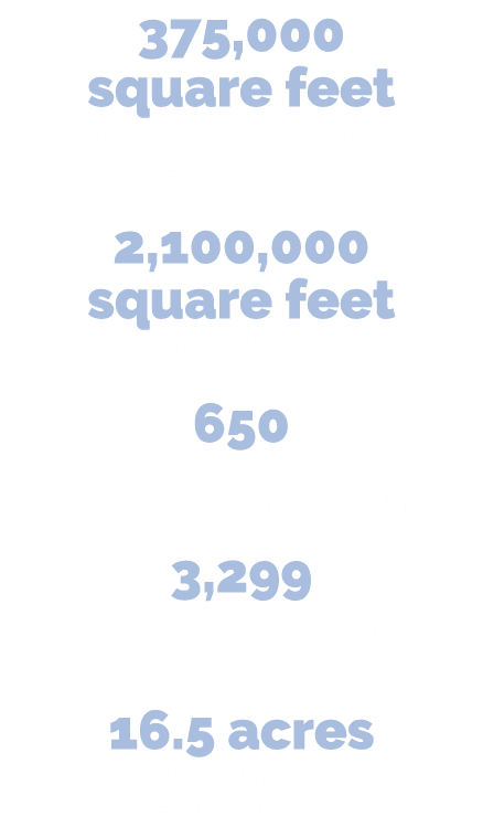 375,000 square feet of upscale retail, fine dining, and entertainment 2,100,000 square feet of Class A office space 6...
