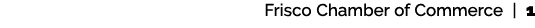 Frisco Chamber of Commerce | 1