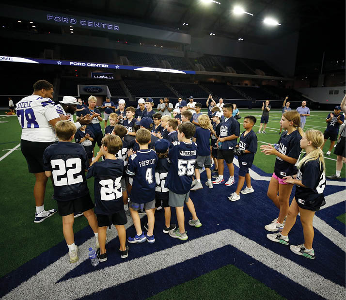 12 July 2022:  Views     at the Bank of America's Junior Pros and Parents event at Ford Center at the Star, Frisco, Texas.    Photo by James D. Smith/Dallas Cowboys