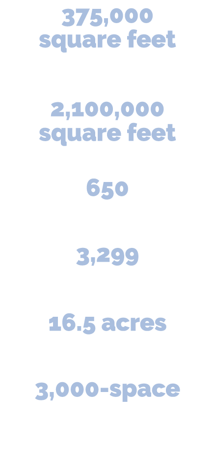375,000 square feet of upscale retail, fine dining, and entertainment 2,100,000 square feet of premier Class A office...