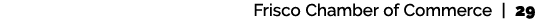 Frisco Chamber of Commerce | 29