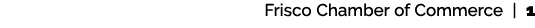 Frisco Chamber of Commerce | 1