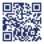 A blue and white barcode is displayed in a square. AI generated content