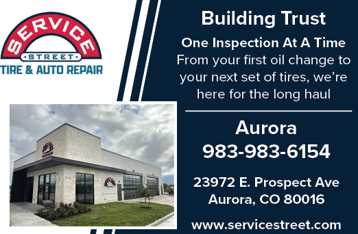 A business card for a tire and auto repair shop. AI generated content