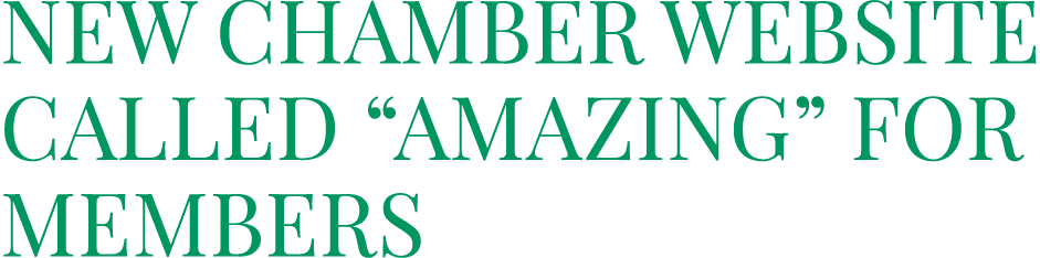 New Chamber Website Called “Amazing” for Members