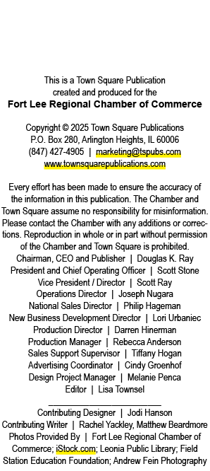 This is a Town Square Publication created and produced for the Fort Lee Regional Chamber of Commerce Copyright © 202...
