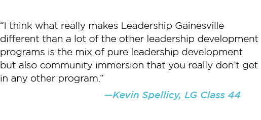 “I think what really makes Leadership Gainesville different than a lot of the other leadership development programs i...
