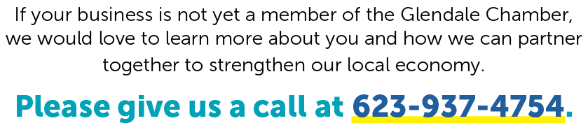 If your business is not yet a member of the Glendale Chamber, we would love to learn more about you and how we can pa...